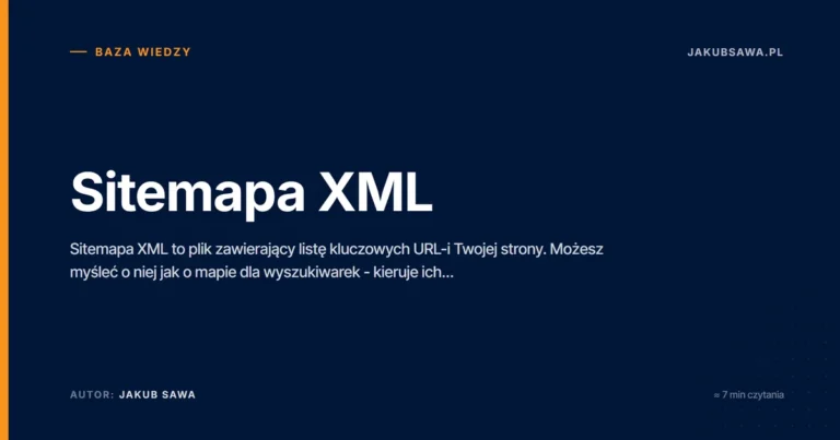 Sitemapa XML – kompletny przewodnik SEO