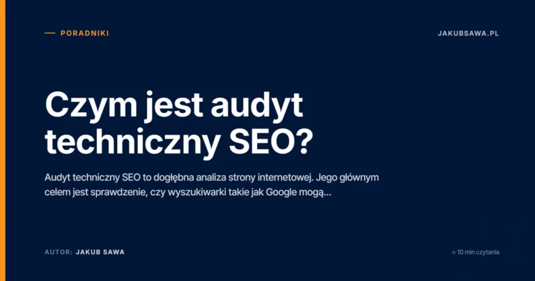 Czym jest audyt techniczny SEO?