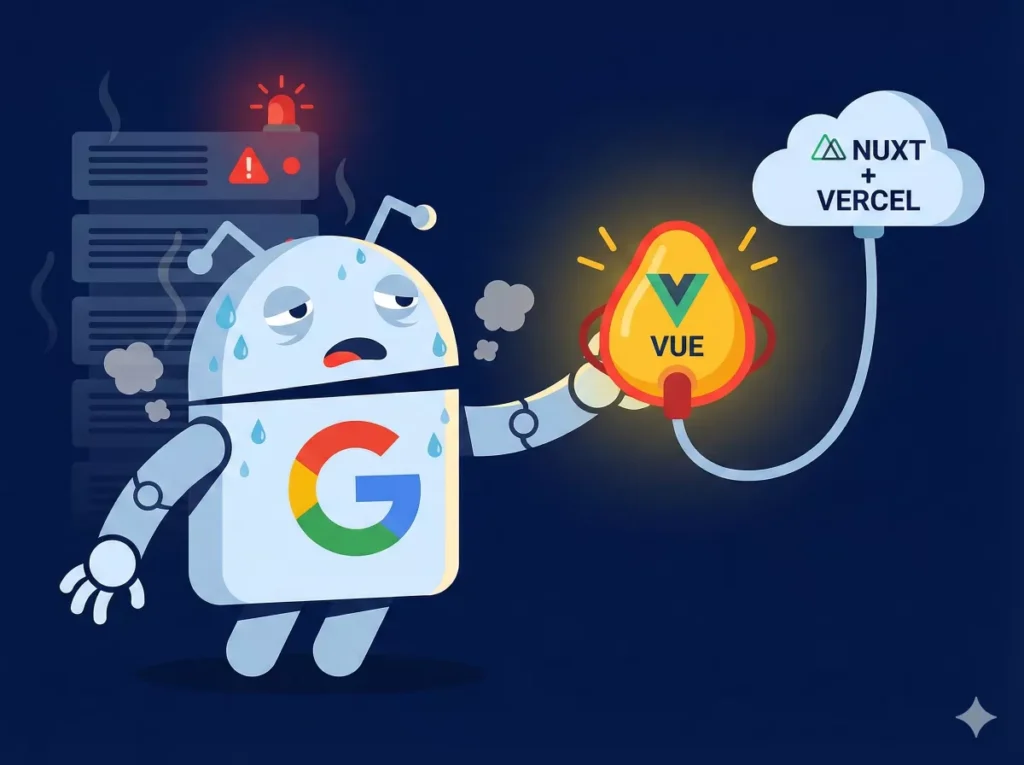 Jak migracja z WordPressa na Nuxt odblokowała indeksację 16 tys. podstron [Case Study]