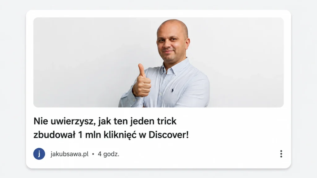 Google Discover dla e-commerce: najtańsze cookie, którego nie zbierasz